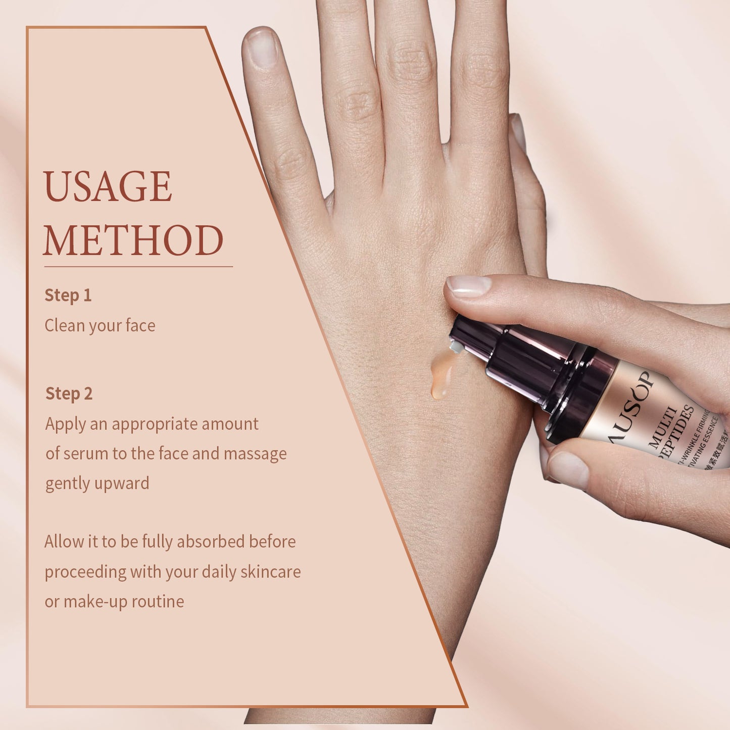 RAZUYEN Anti Aging Serum Reduce Wrikles, Fine Lines, & Smooths Skin, Firming Facial Serum for Radiant Skin, Daily Skin Care Treatment, 1.35 OZ